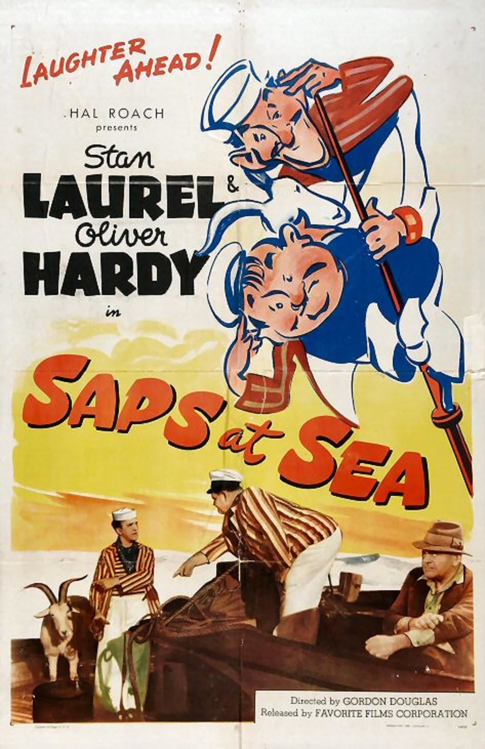 Poster for the movie "Saps at Sea"