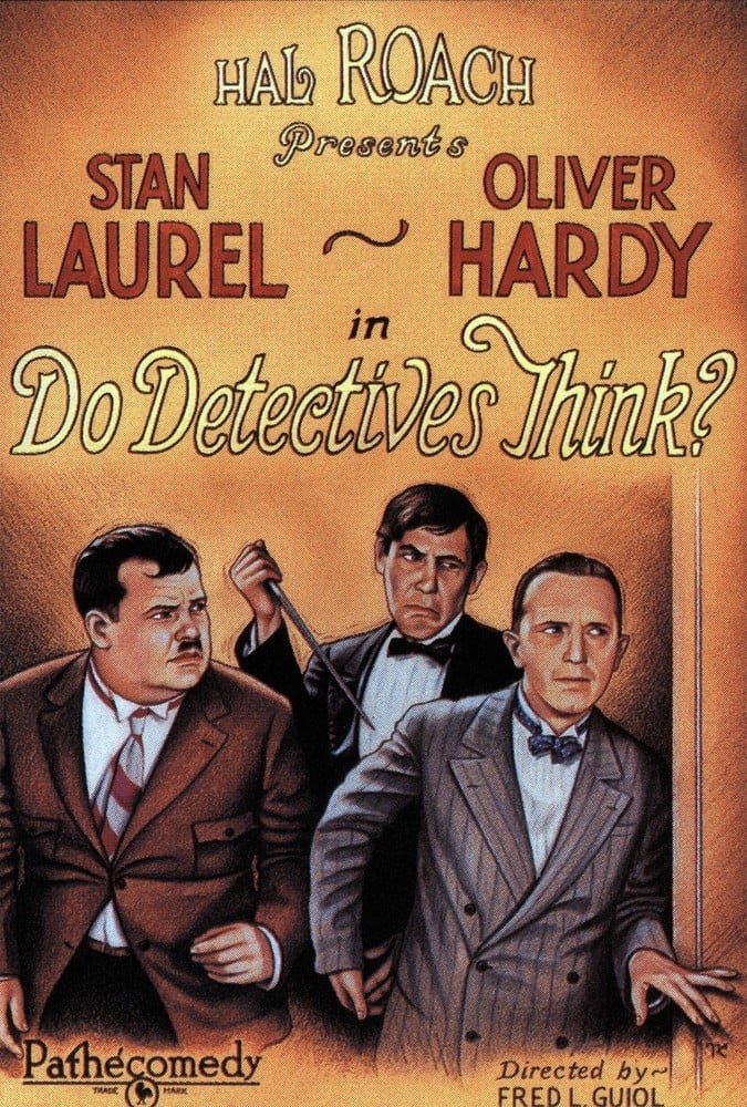 Poster for the movie "Do Detectives Think?"