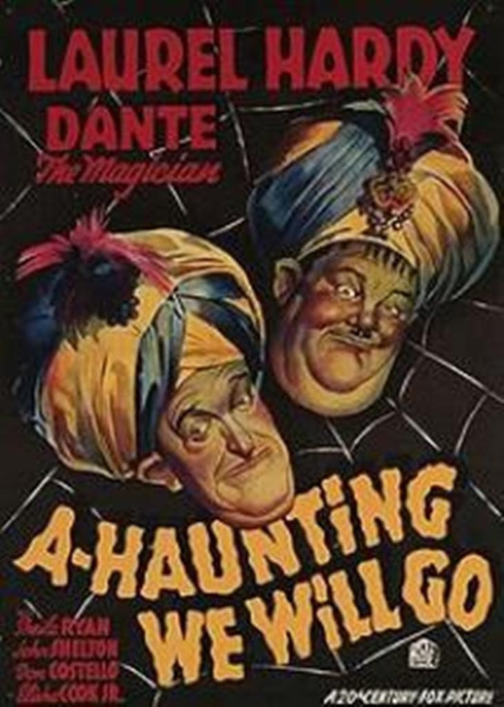 Poster for the movie "A-Haunting We Will Go"