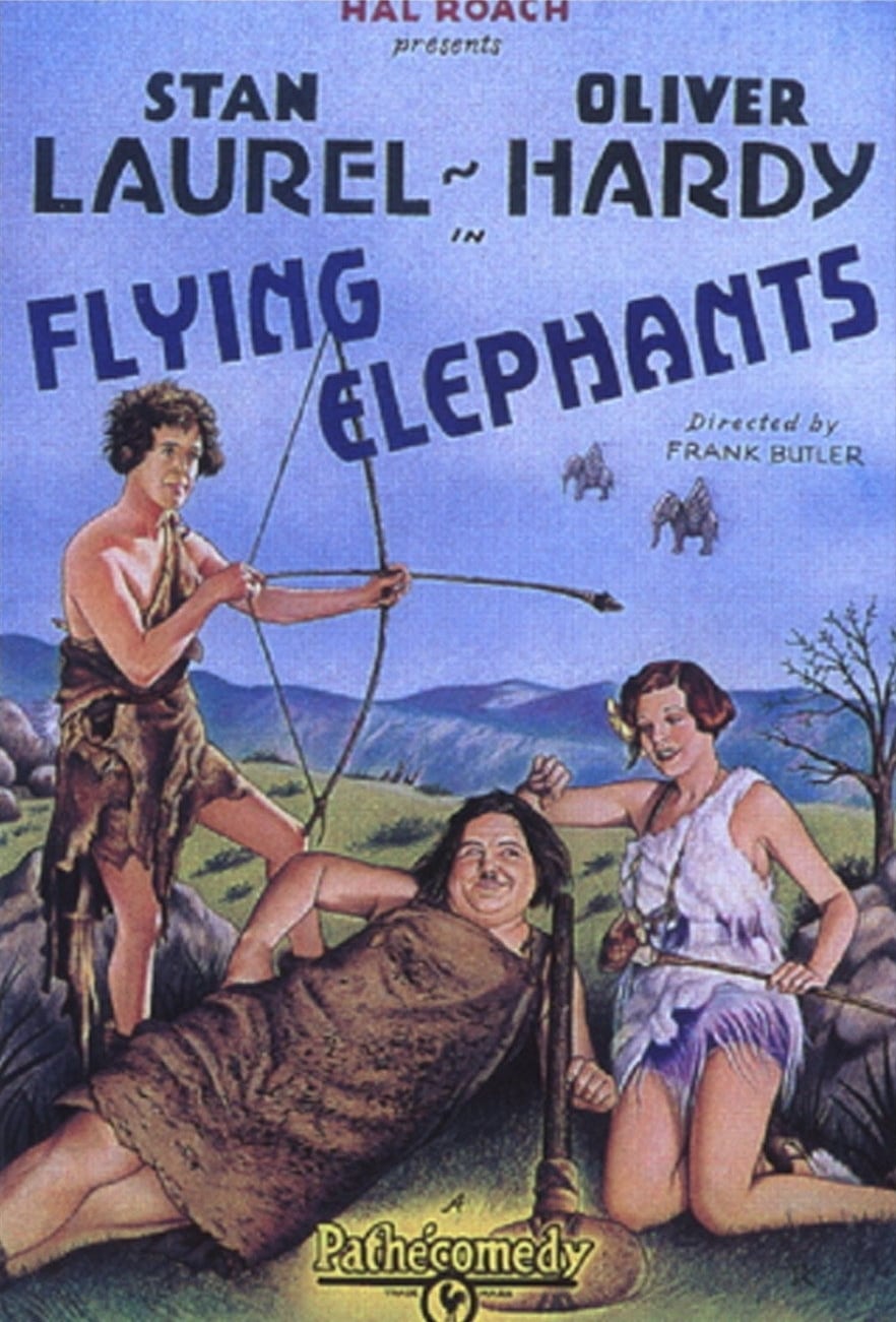 Poster for the movie "Flying Elephants"