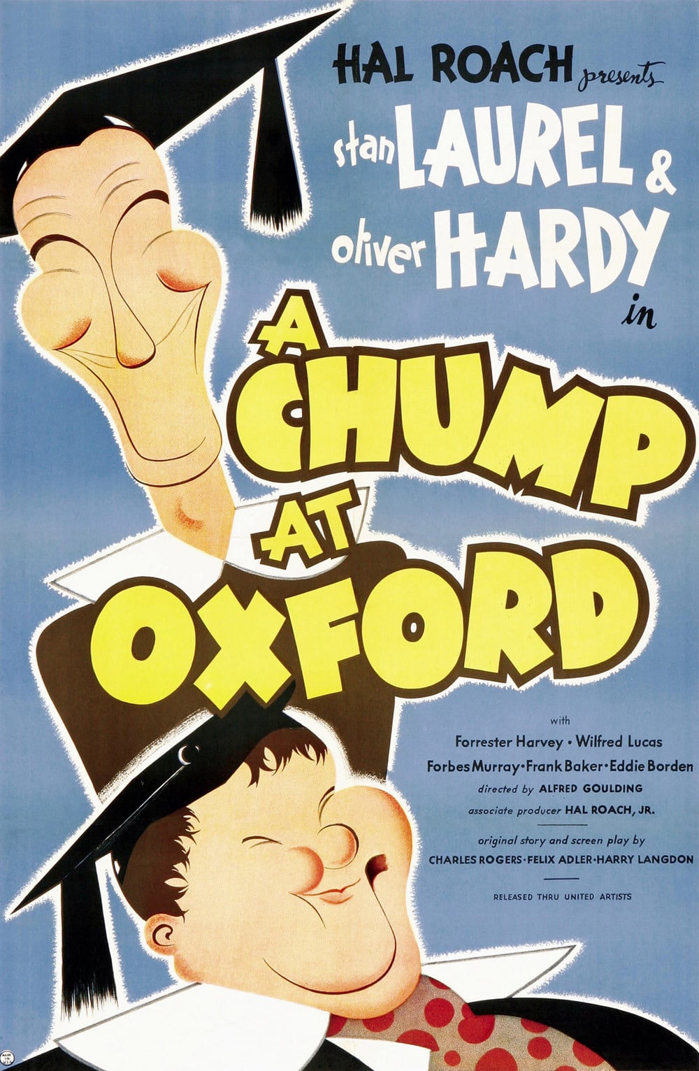 Poster for the movie "A Chump at Oxford"