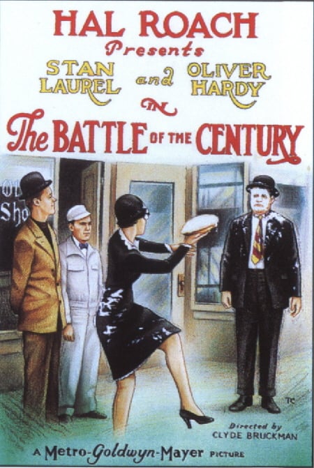 Poster for the movie "The Battle of the Century"