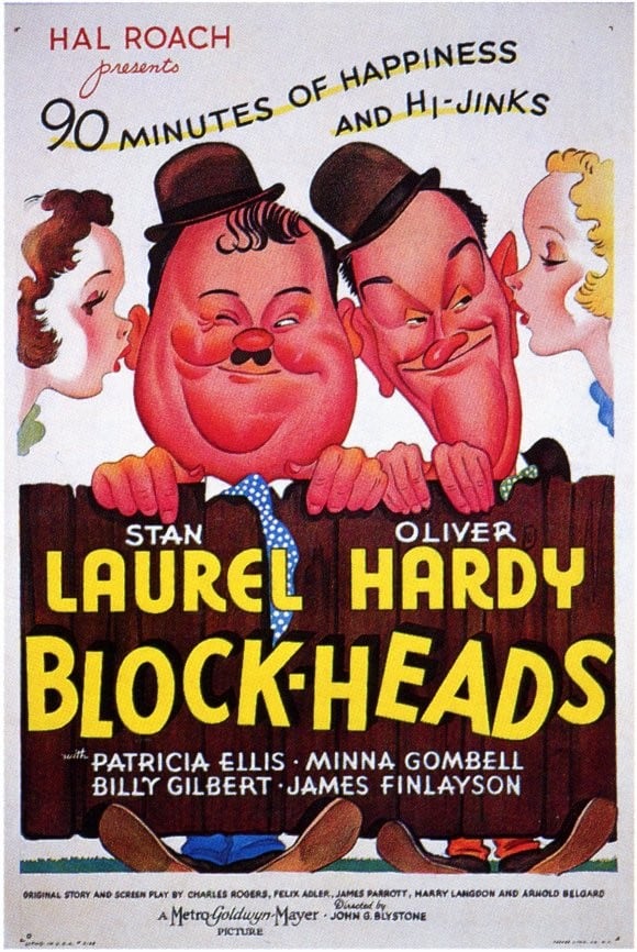 Poster for the movie "Block-Heads"