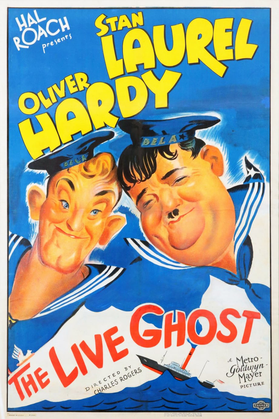 Poster for the movie "The Live Ghost"