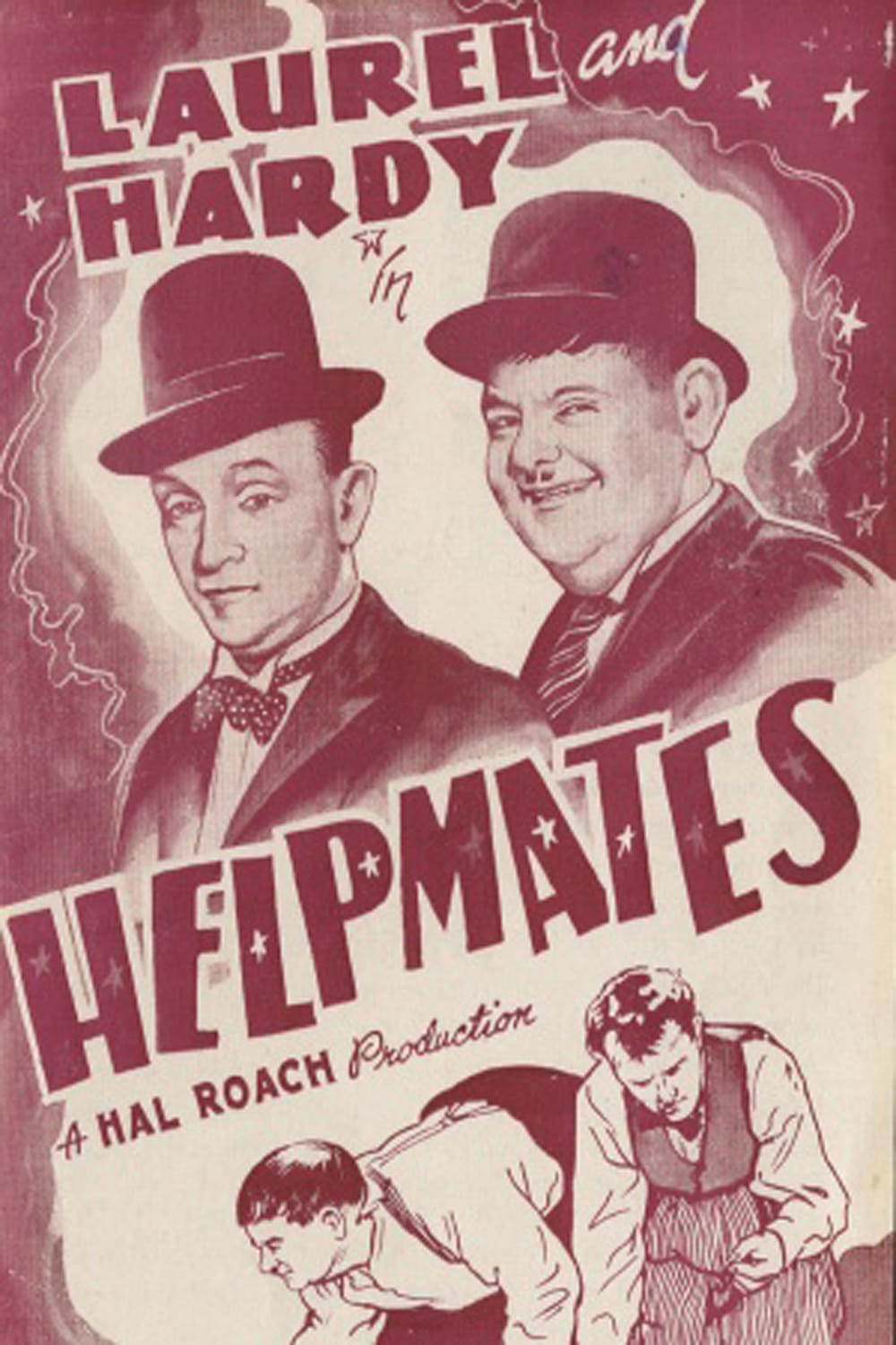 Poster for the movie "Helpmates"