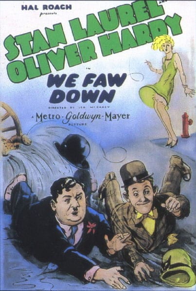 Poster for the movie "We Faw Down"