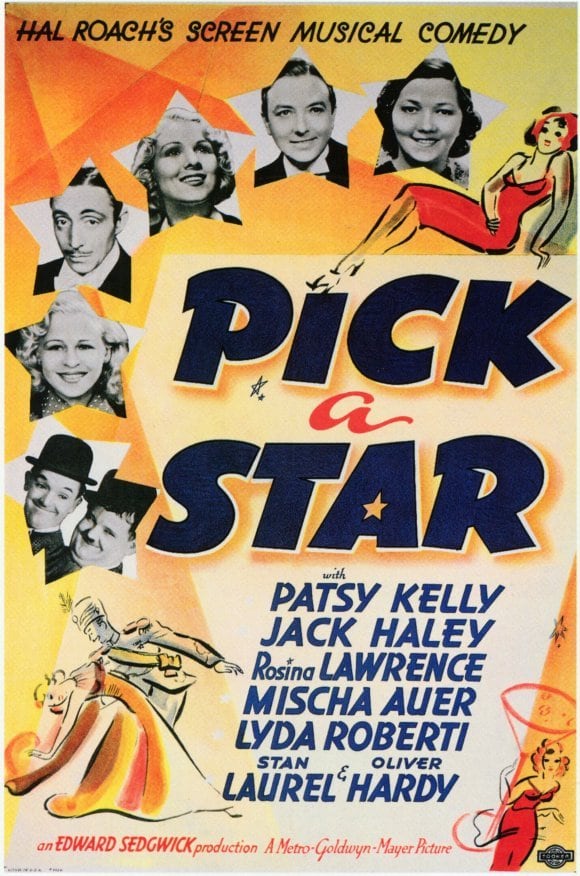 Poster for the movie "Pick a Star"
